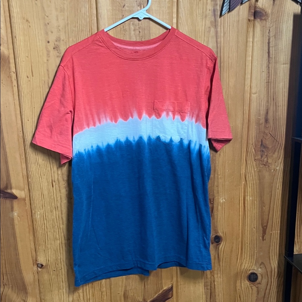 Falls Creek Red and Blue Men's Short Sleeve Tee